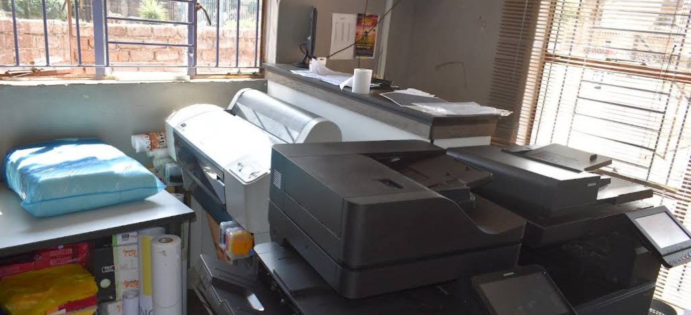 Printing equipment inside NETPOINT CAFE